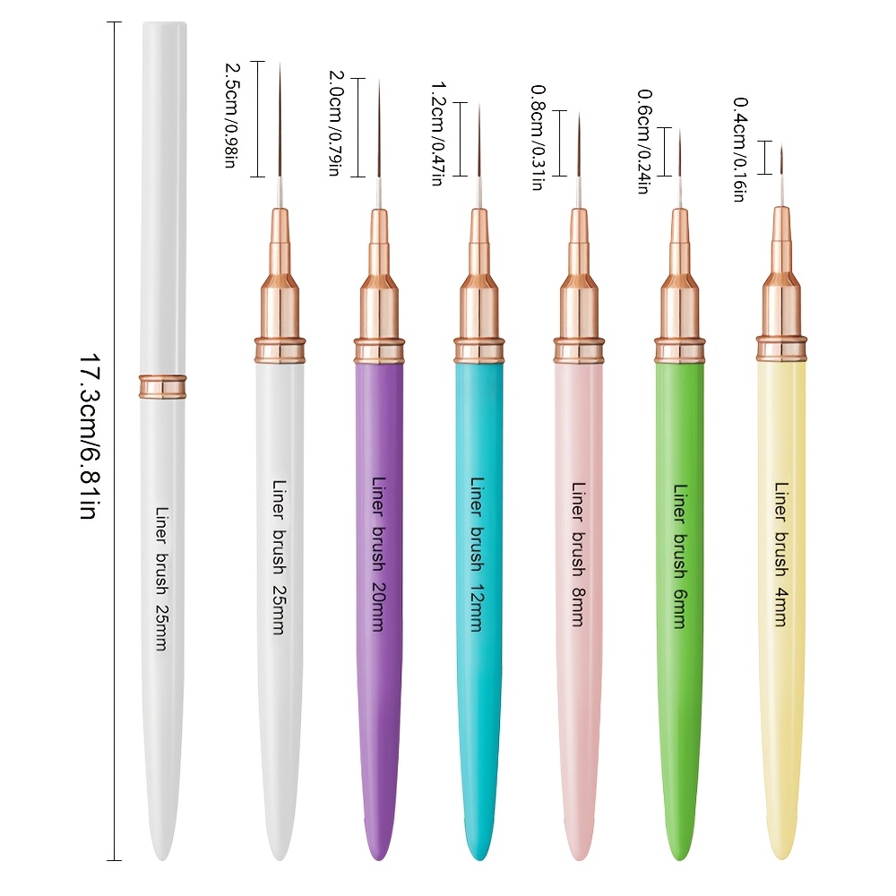 11pcs Professional Nail Brush & Rhinestone Dotting Pen Set