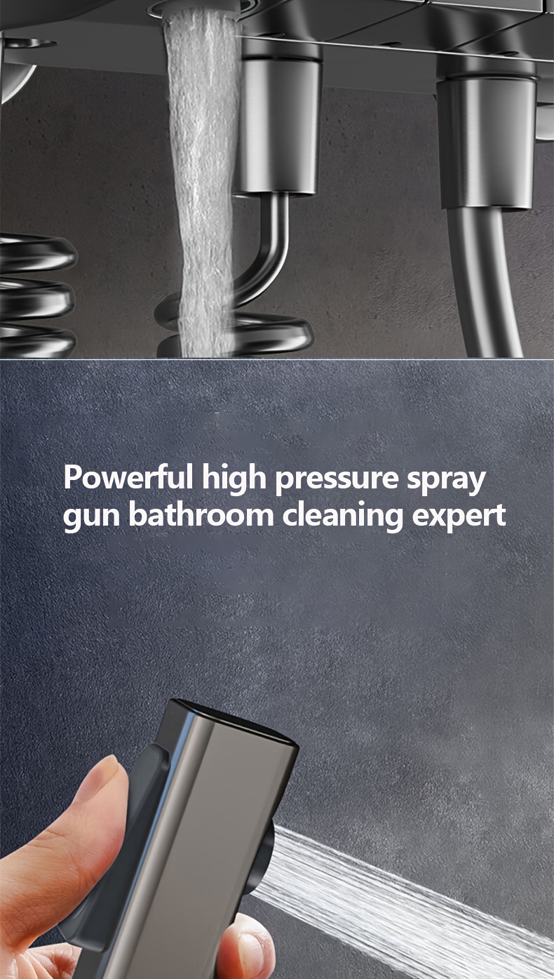 12 inch high pressure shower   with 4 function handheld shower metal and plastic no electricity or battery needed temperature display included details 10