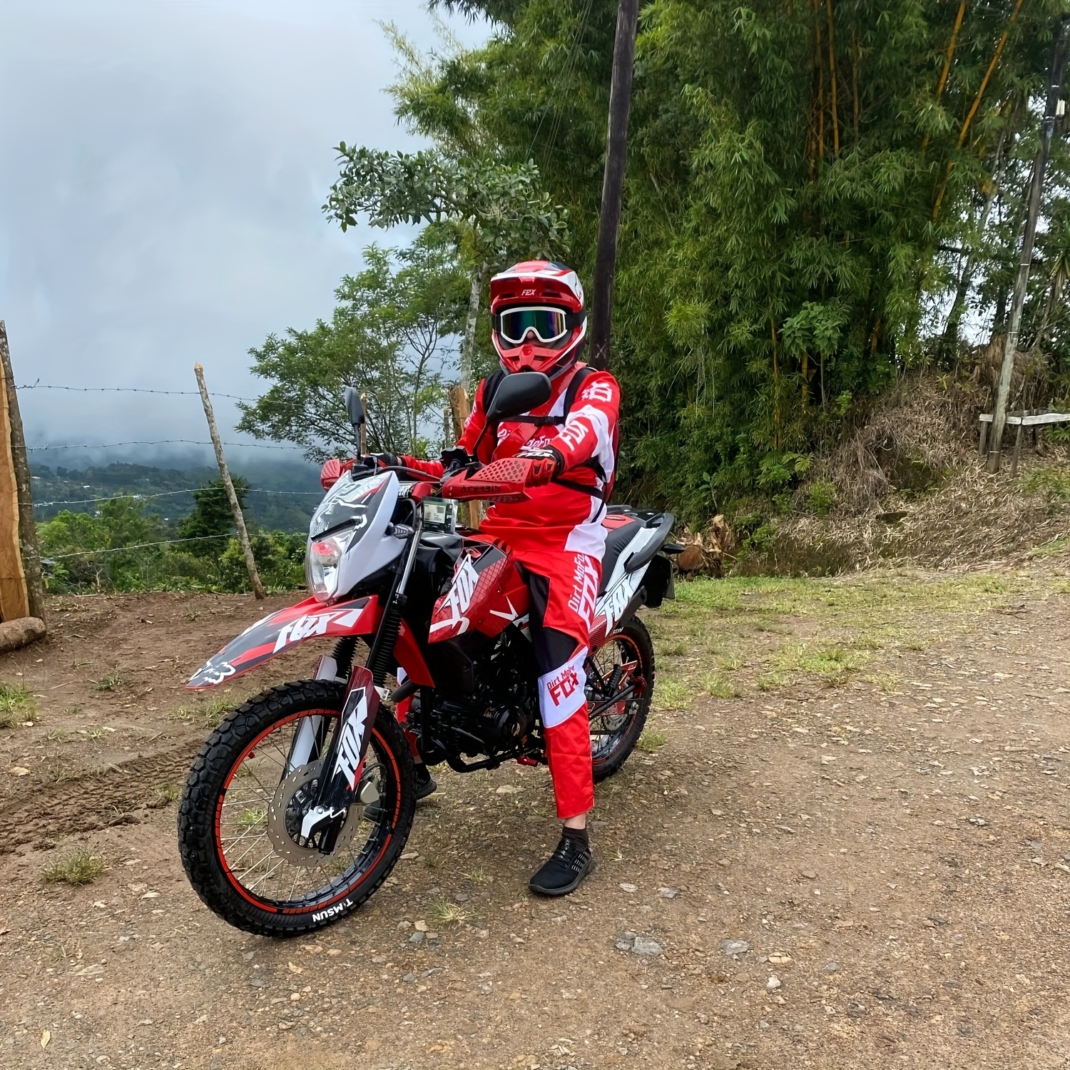 モトクロススーツ バイクジャージ・パンツ ダートバイクセット