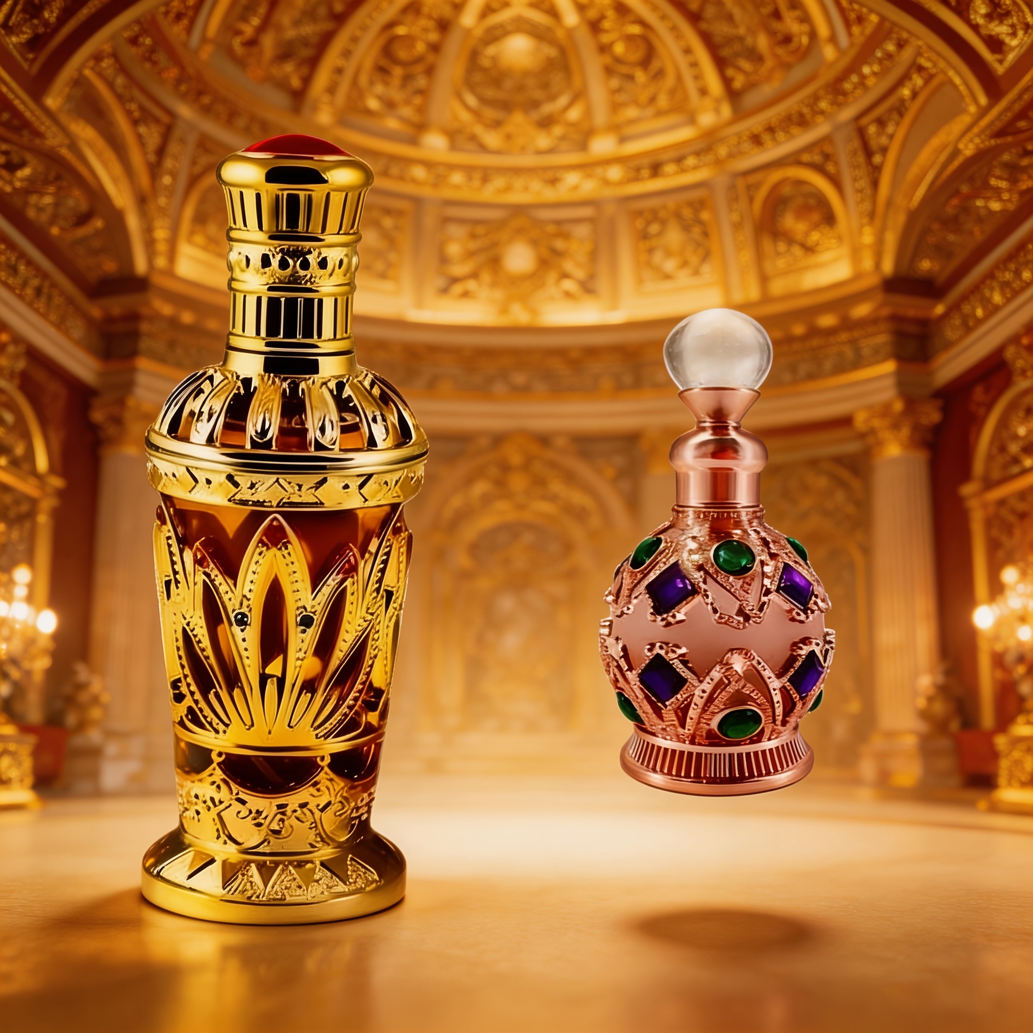 Image of 2pcs Perfume & Essential Oil Set | Twin Nobles, 1 Soft 1 | Vanilla Essential Oil 15ml + Fresh Sandalwood 75ml | Long-lasting Scent | Ideal For Gifting & Personal Use