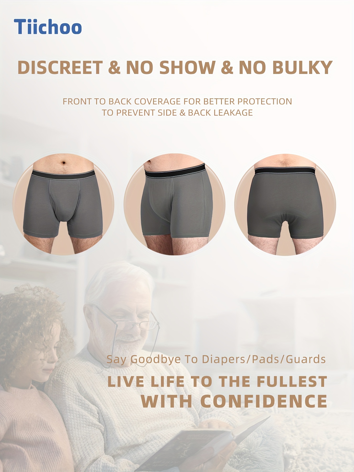 washable mens incontinence underwear normal Temu