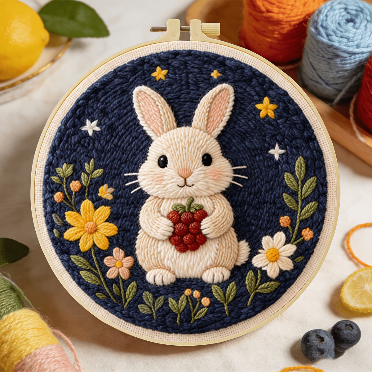 Complete DIY Punching Needle Embroidery Kit