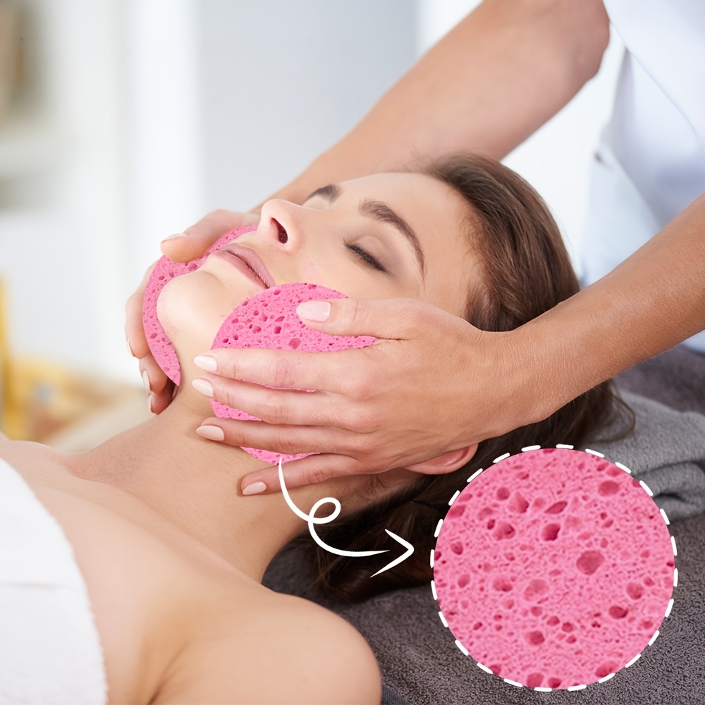 30pcs Compressed Facial Cleansing Sponges for Makeup Removal