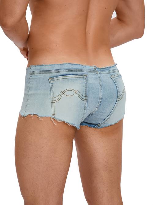 mens low skinny jeans shorts stretch denim hollow out zipper shorts suitable for teen soft washed shorts with hollow out design machine washable high denim for outdoor casual wear low waist shorts