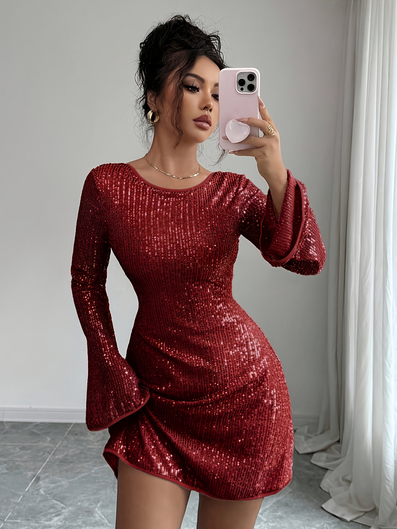 burgundy new years dress womens light luxury texture evening skirt Burgundy velvet dress Rae Sleeveless Dress | Ring size (US):7.75 Structured shoulders and stretch collections:shop-all