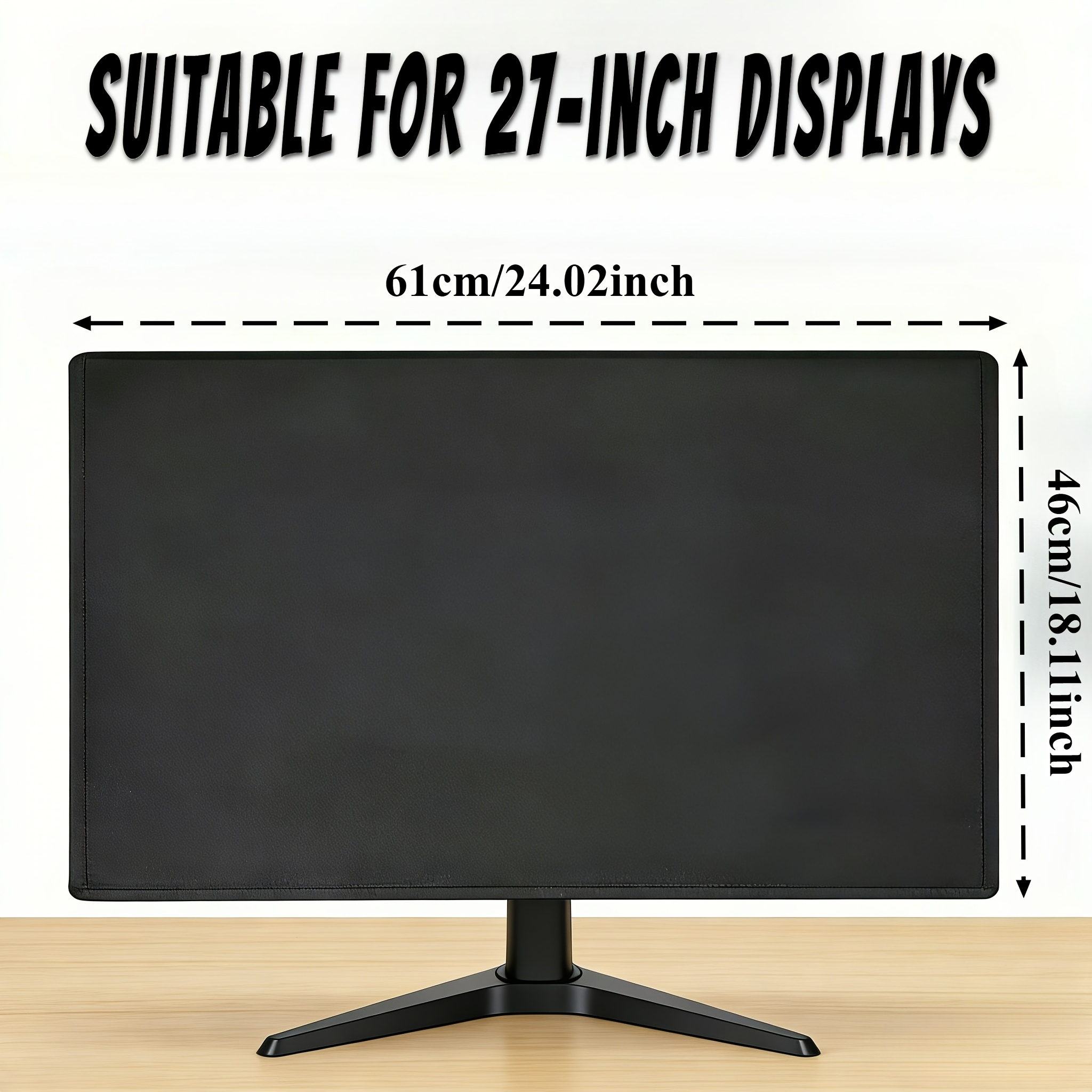 TEMU Copertura universale per monitor da 24/27/32 pollici, protezione per di computer desktop, protezione per pz -one, protezione per scrivania da