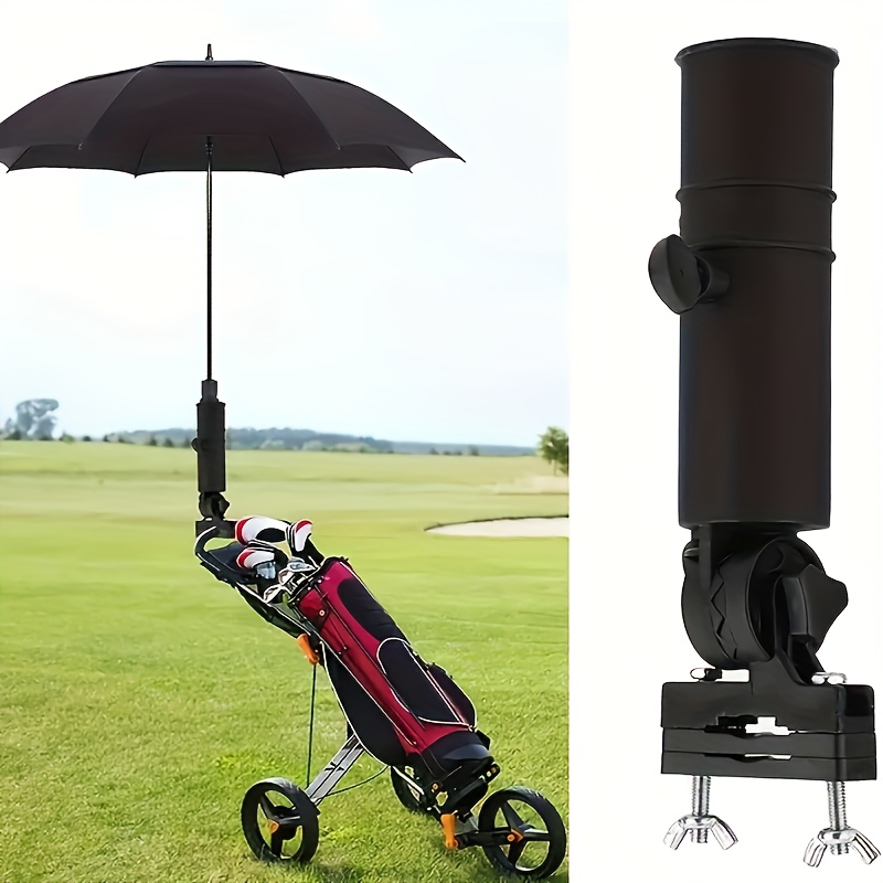 

1pc Umbrella Holder For Golf Push Cart, Adjustable Golf Umbrella Holder, Golf Accessories