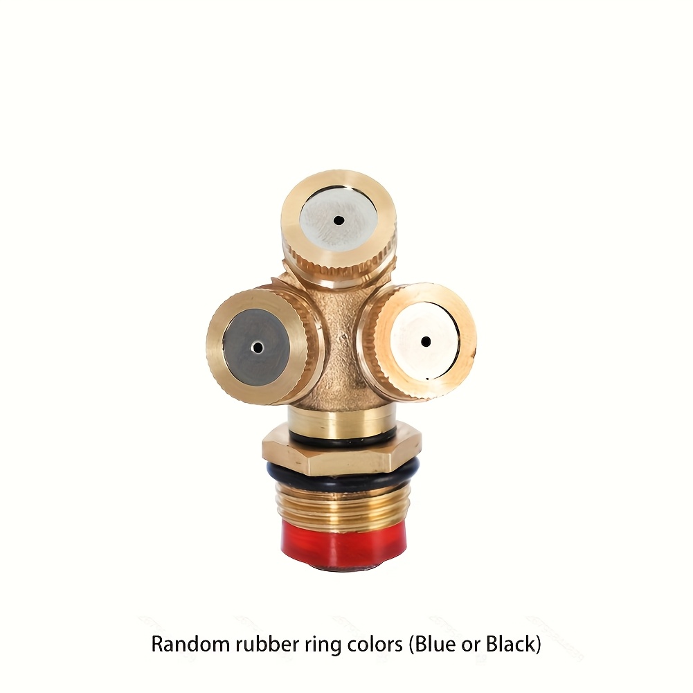 1pc, Spray Nozzle, 1/2" Misting Nozzle Atomizing Spray Fitting Nebulizer Hose Connector Water Sprinkler Adjustable For Garden Lawn Irrigation
