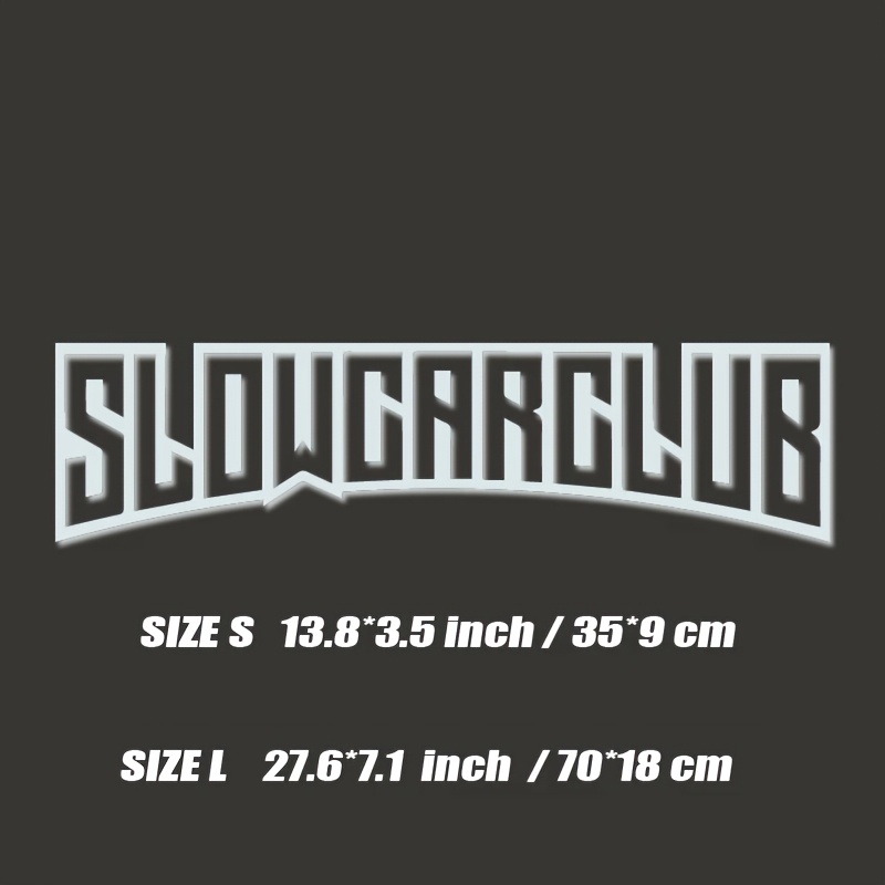 Jdm Decal "slow Car Club", Creative&fashion High Quality Sticker For Cars Trucks ! For A