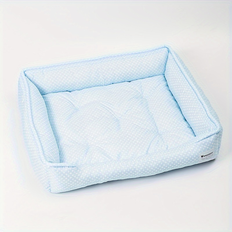 1pc korean style pet bed for   checkered   removable washable sleeping mat   for pets Product details 0