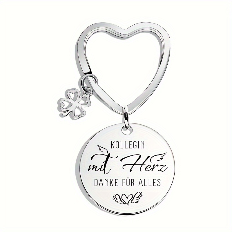 Keychain Farewell Gift For Colleagues Changing Jobs, Farewell Gift For Colleagues, Good Luck Tips For Colleagues, Farewell Gift For Colleagues "silvery"
