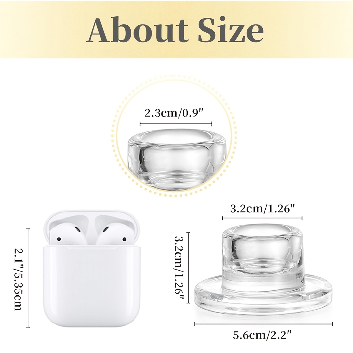 TEMU 6pcs Clear Glass Taper Candle Holders Suitable For - Sturdy Polished Tabletop Compatible For Hurricane Candle Holders, Fits Flameless Candles -