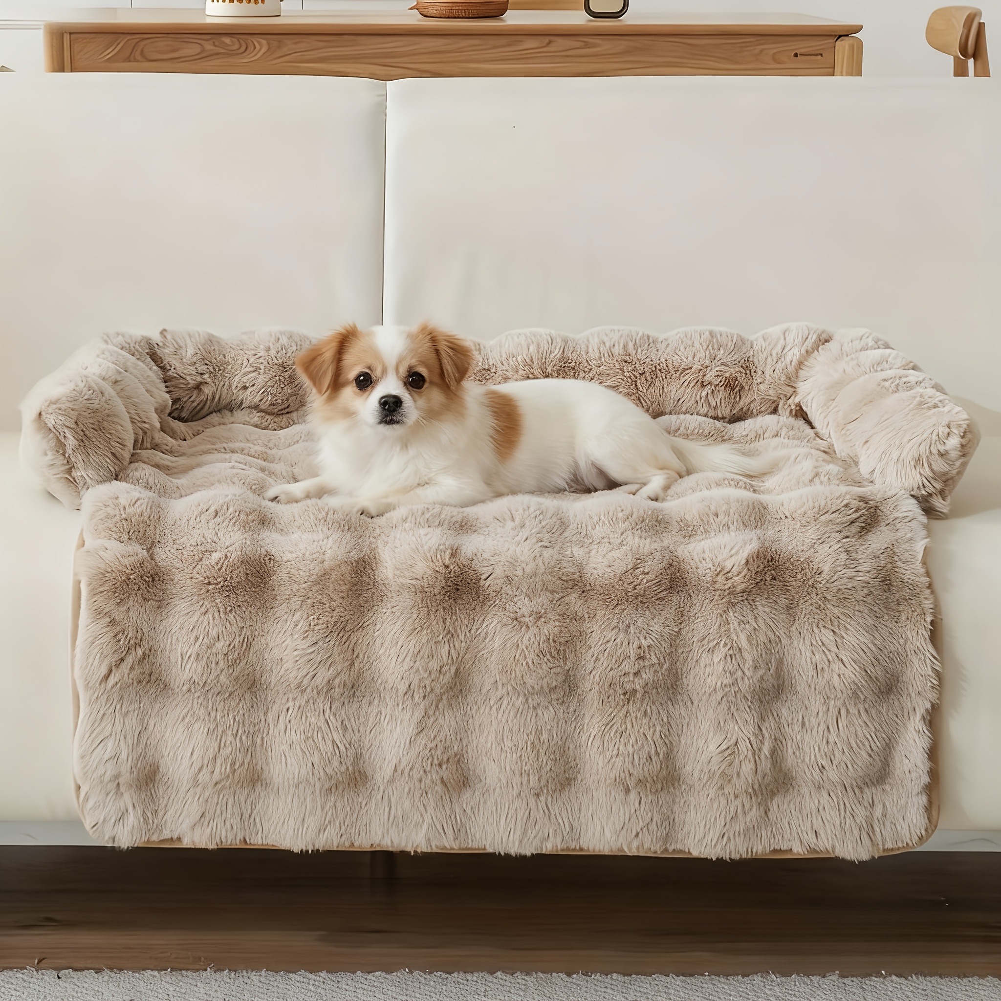 TEMU 1 pz Letto per Cani Invernale Confortevole a Bolle in Pelliccia di , Ispessito, Caldo, Antiscivolo, , Cuscino per Animali Domestici, Letto per e