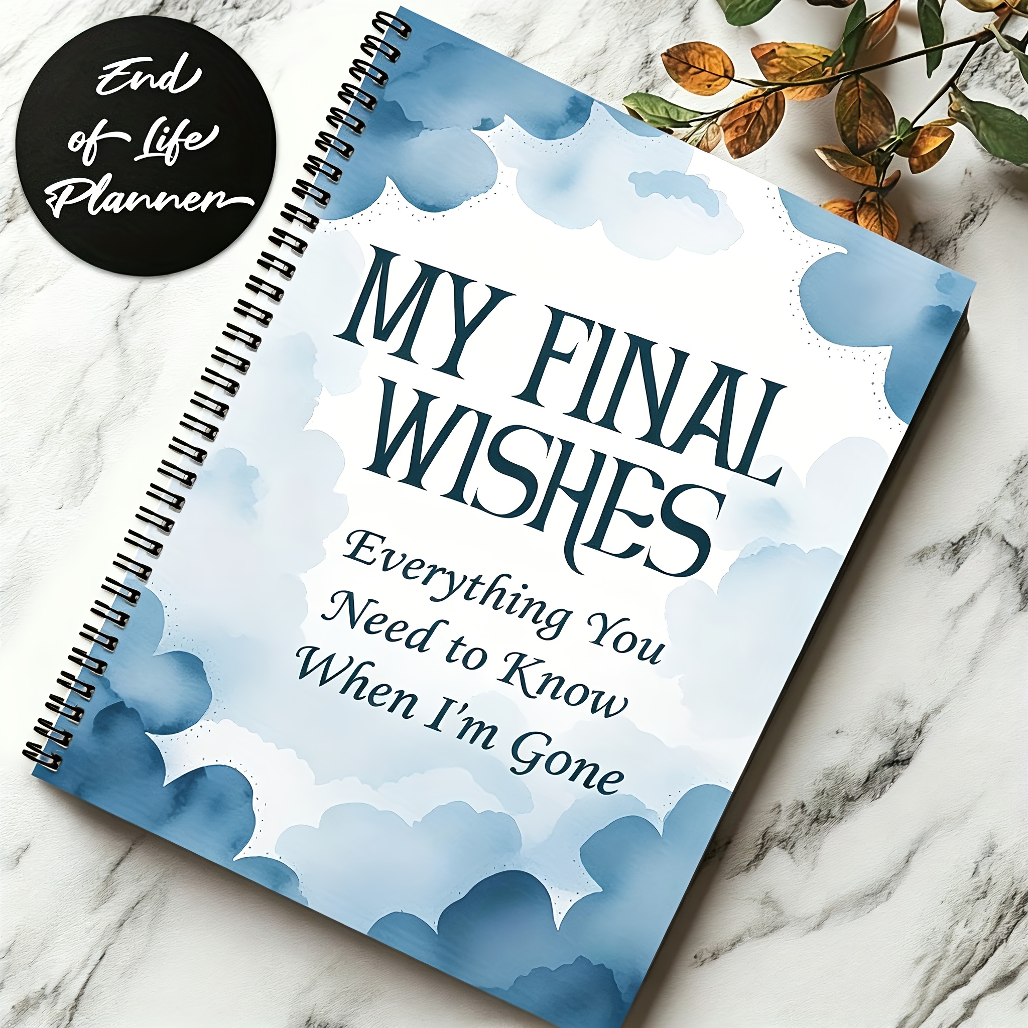 TEMU English - End Of / Manual For : Everything You Need To 'm Gone, End Of , And Reflection Book, Life Reflection Journal, Notebook