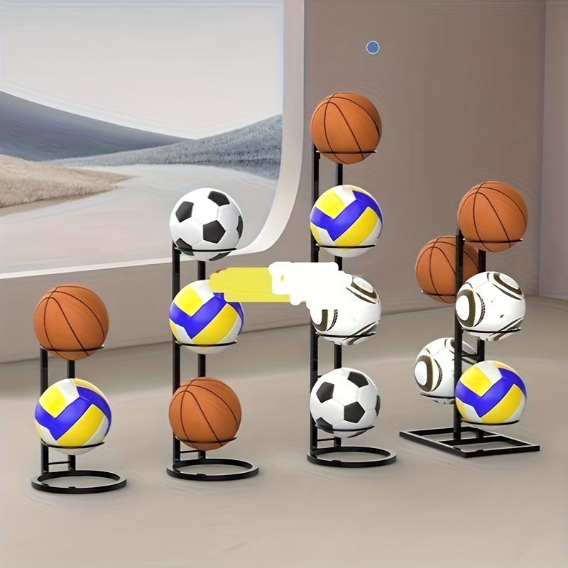Scaffale A Muro A Forma Di Mano Per Palloni – Supporto In PVC Per Pallacanestro E Calcio, 15,2x8,9x21,6 Cm - 4