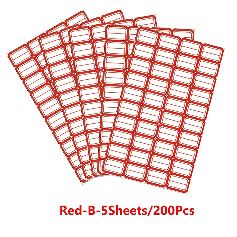 TEMU Office Self-adhesive Label Stickers, Handwritten Classification Self-adhesive Labels, Product Price Labels, Food Date Labels
