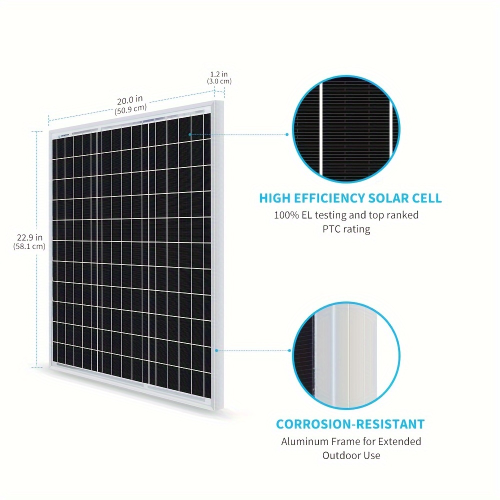 TEMU Renogy 50 12 Monocrystalline ()