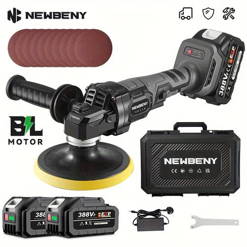 machine only brushless electric with battery and charger 10000rpm speed spindle diameter m14 three metal and stone grinding and polishing suitable for home decoration
