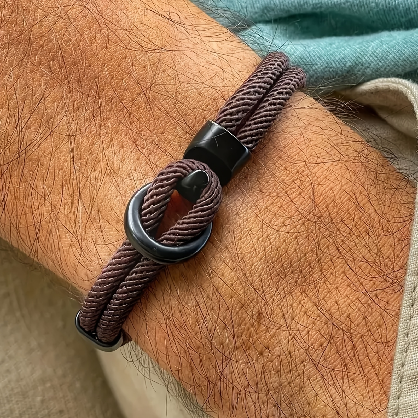 Pulsera Unisex de Cordón de Nylon Minimalista Hecha a Mano - Imagen 1