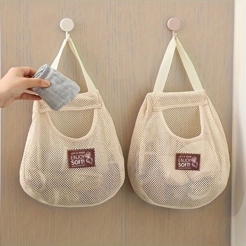 

Space-saving Hanging Mesh Organizer For Underwear & Socks - Lightweight, Foldable Fabric With Hooks Included