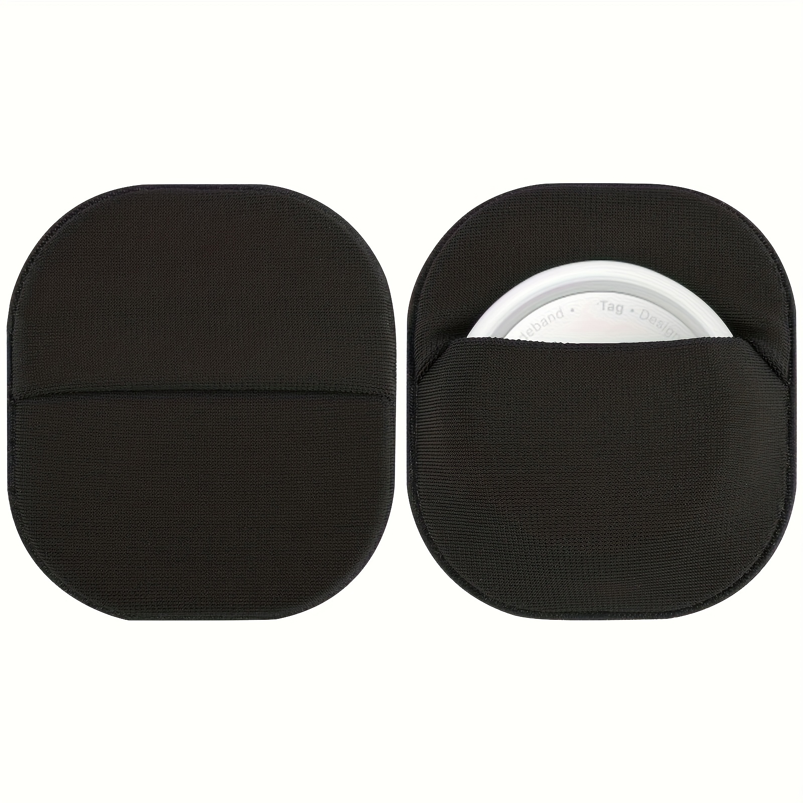 1pc/airtag Sticky Mount Kit - Universal Adhesive Holders For Luggage, Backpacks, Remotes And Bikes