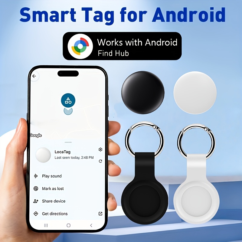 air   tags smart   works for   find hub     for     tag locator for keys luggage satchel backpack not for ios devices