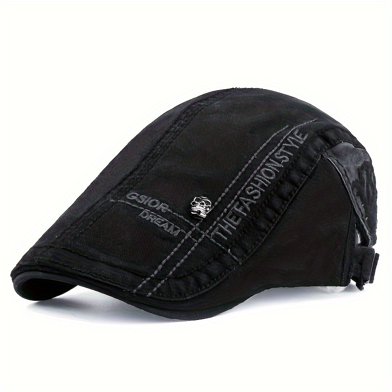 Ladies Beret Outdoor Skull Pattern Hat