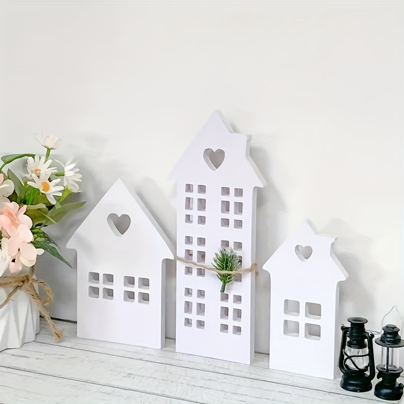 Image of Three-piece Set Of Home Decorations, Made Of Pvc Material With Sweet Home Desktop Logo, Valentine&;s Day, Mother&;s Day And Christmas Centerpieces, Suitable As Gifts For Couples,halloween
