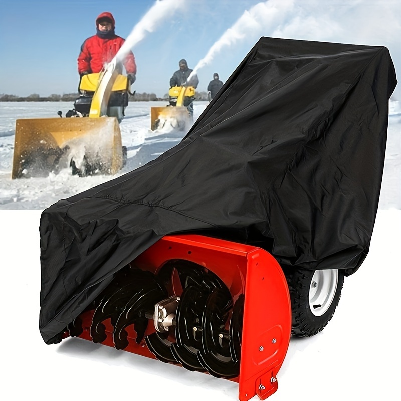 

1 Pack, Snow Blower Cover, Heavy Duty 210d Oxford Waterproof Cover And Anti-uv, Snow Thrower Cover With Drawstring &