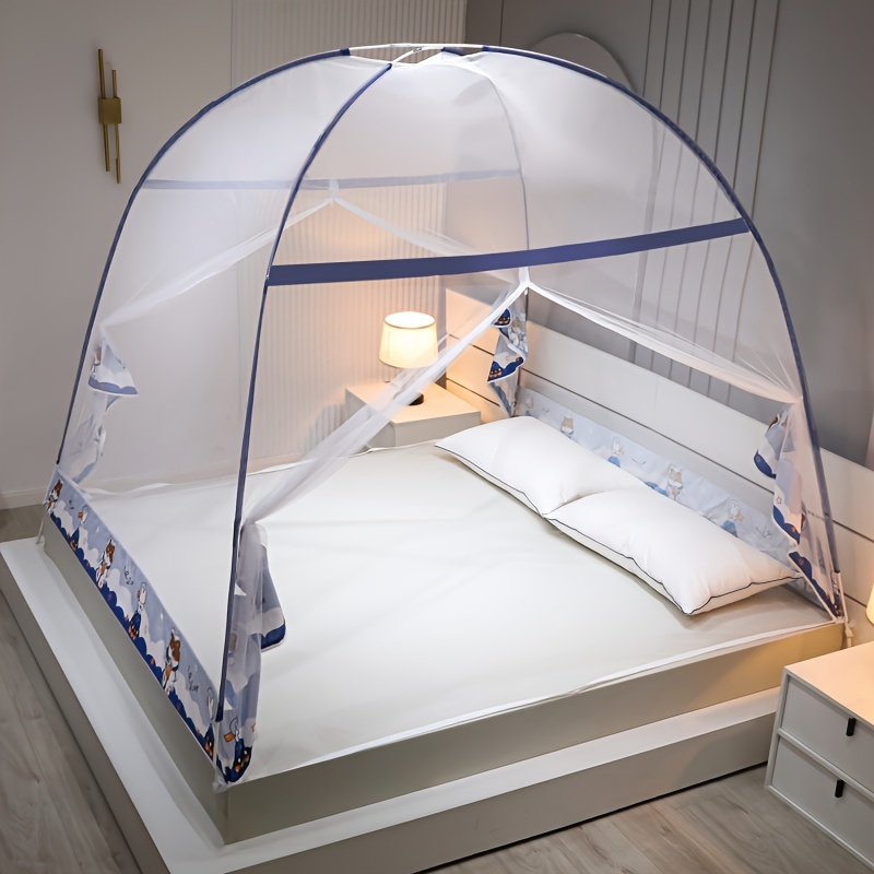     up mosquito   full coverage   quick setup cartoon design for summer bedroom   details 15