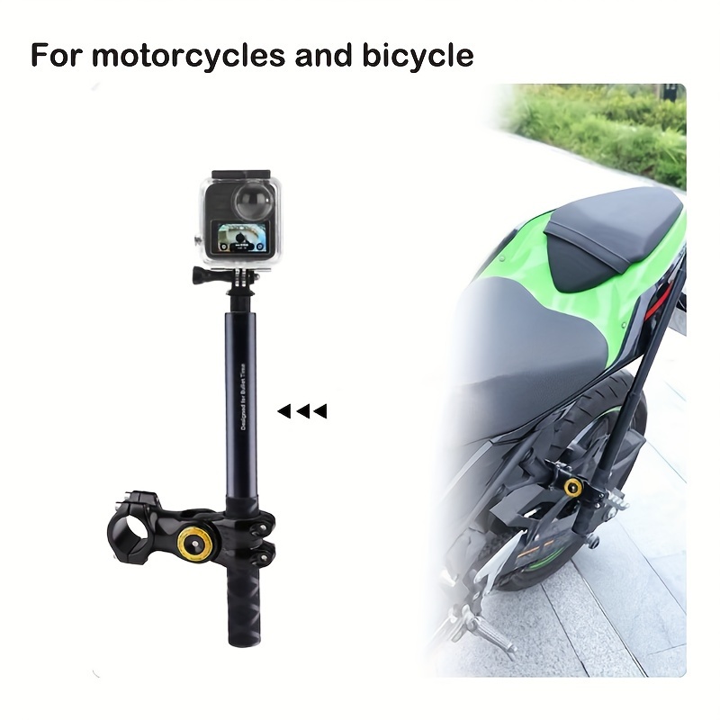 motorcycle bicycle selfie stick camera mount tripod Temu Greece