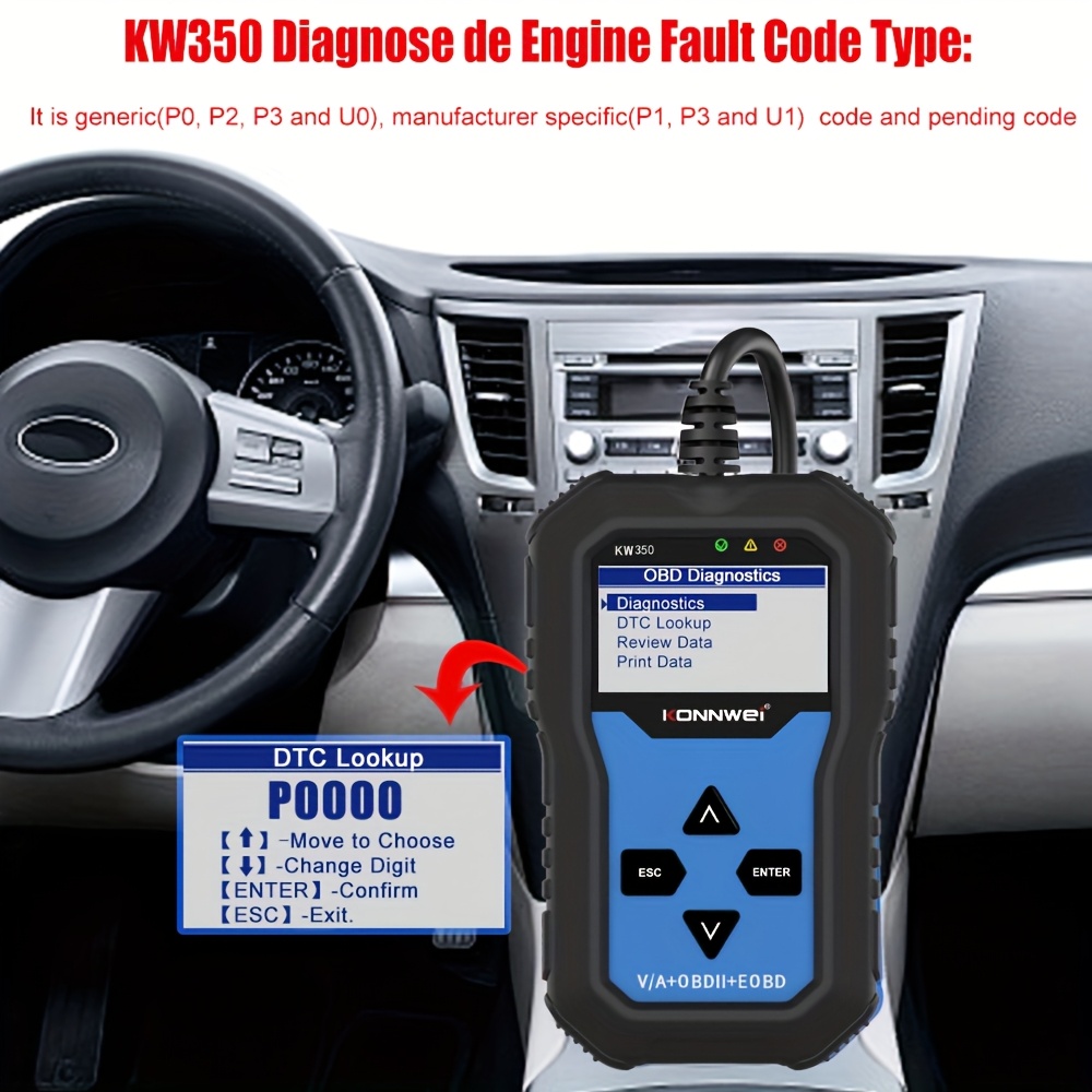 for vw for   for   seat series   12v obdii car fault detector full function vehicle fault   instrument auto scan tools code reader Product details 10