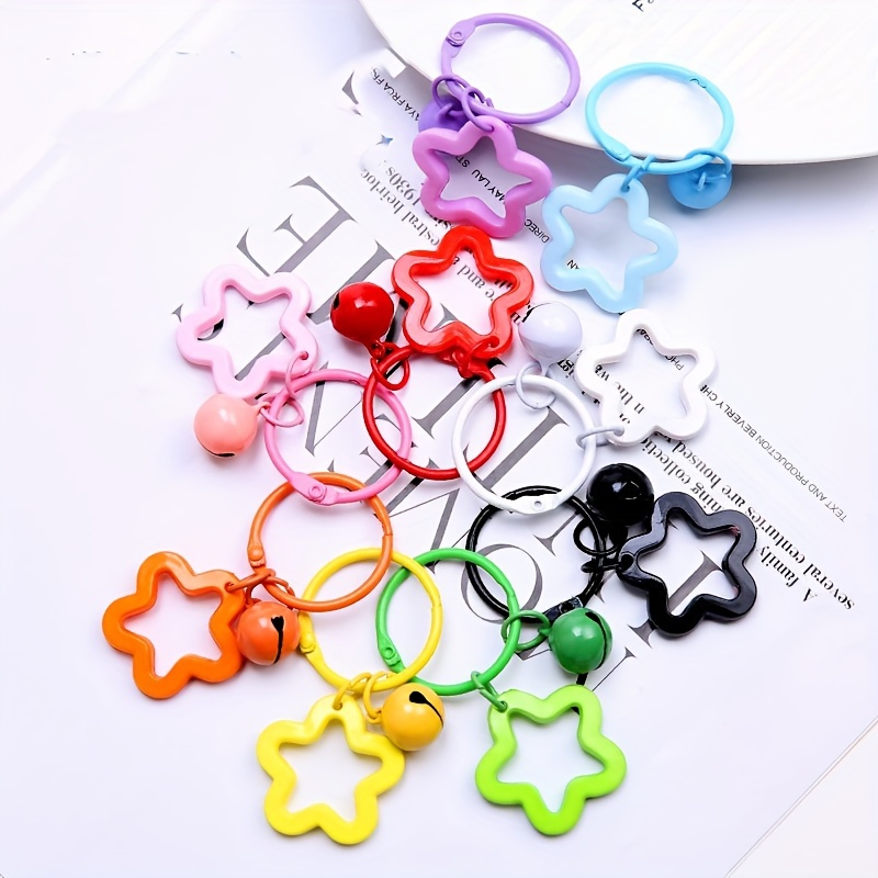 

10pcs Assorted Keychains, - Earphone Pendant, Couple Bag Decor, Women's Fashion Accessories, Round , Christmas Set