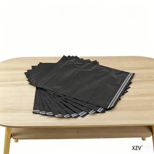 200 pe black postage bags thin type multi size mailing bags strong strip seal commercial parcel bags suitable for transport packaging document mailing online store shipping supplies e commerce packaging