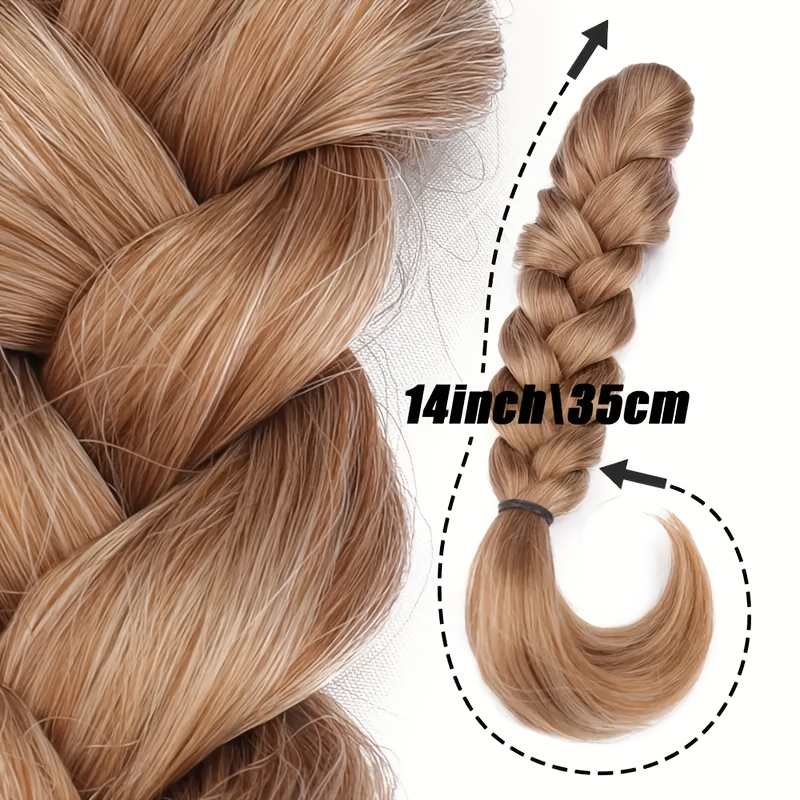 synthetic high ponytail braid extension clip in half tied long curly hairpiece natural fluffy new chinese style braided twist high temperature fiber safe clips for all hair type details 4
