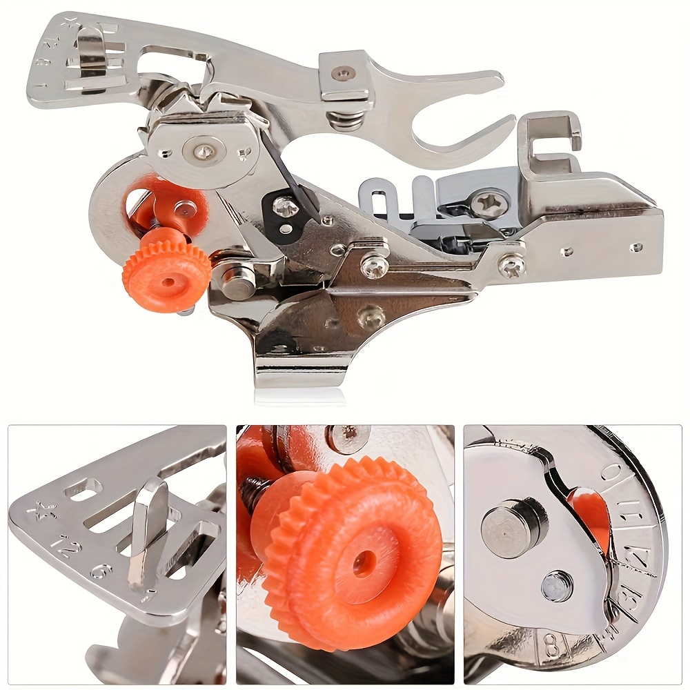 A Tool for Designing Edge Patterns for Sewing Machine Accessories, Featuring a Low-Handle Edge Foot.
