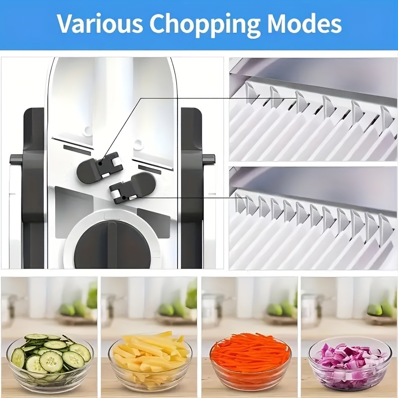 1 set multifunctional vegetable fruit slicer and grater manual kitchen gadget with plastic material   slicing and shredding no power supply needed less than 1l capacity details 0