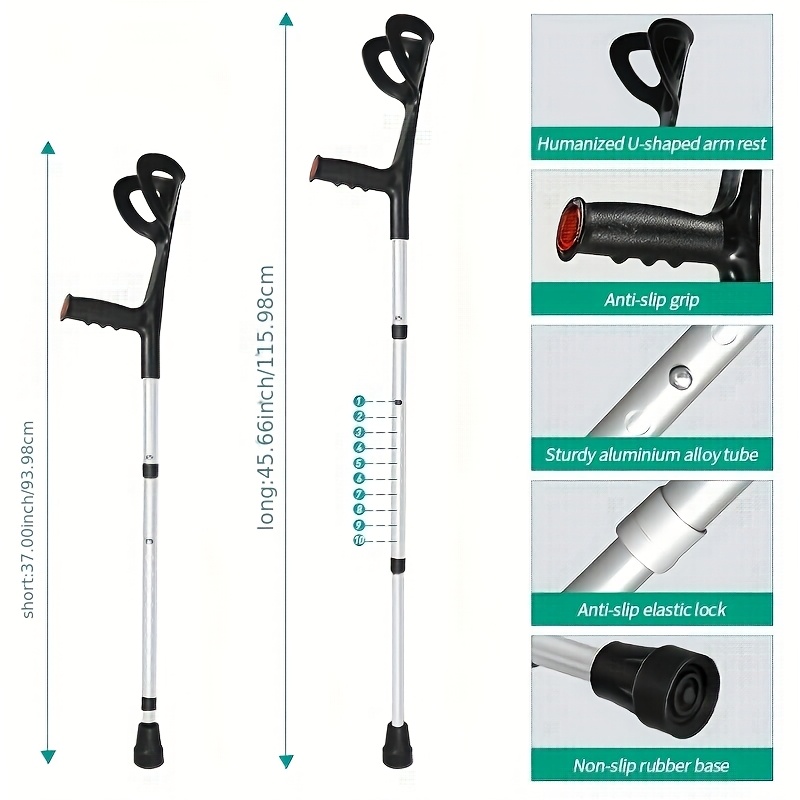 1 Count Walkers アルミニウム合金 高さ調節可能 リハビリテーション