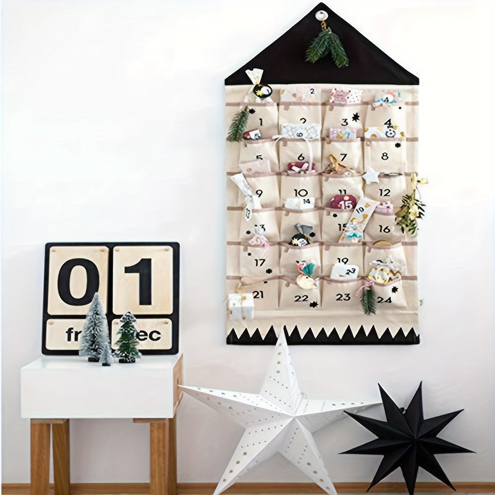 

Dyshayen , 24-day , Christmas Ornament , No Needed, Decor For Home & Kitchen