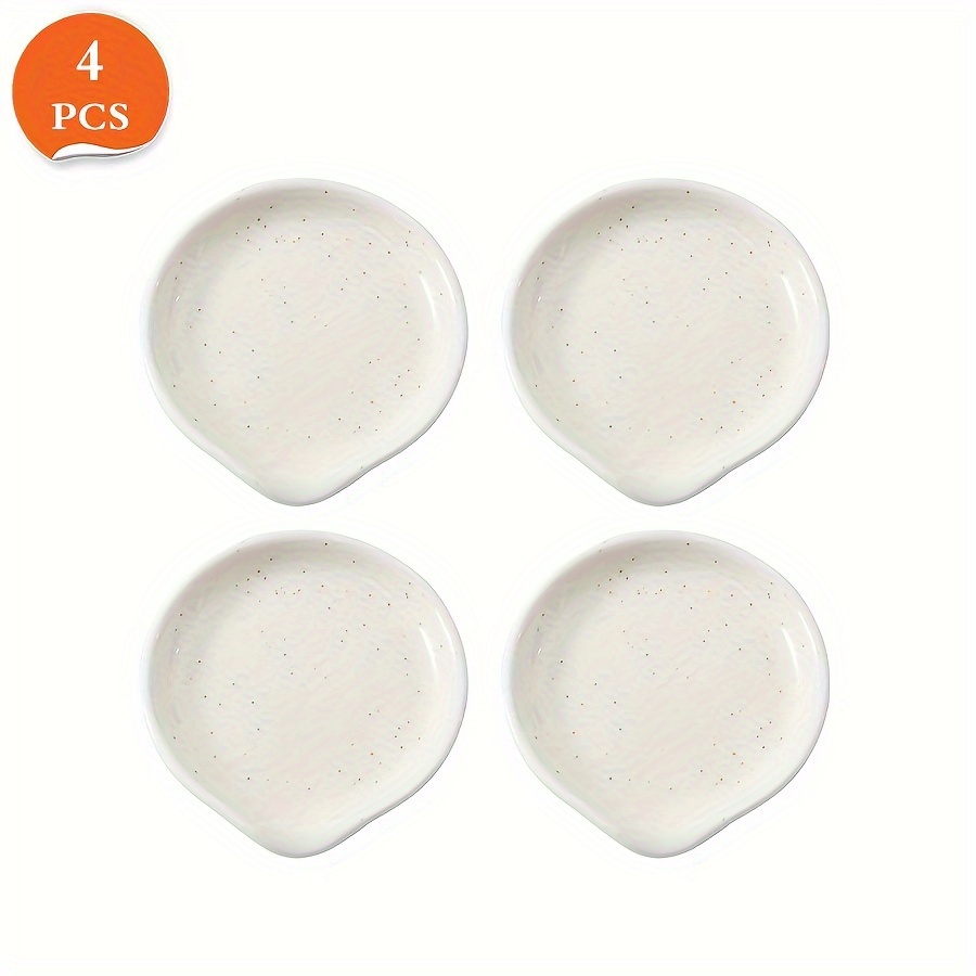 

2/4pcs Ceramic Spoon Rest For Stove Top, Large Spoon Holder For Kitchen Counter, White Coffee Spoon Rest, Cooking Utensil Rest,kitchen Accessories, Dishwasher Safe