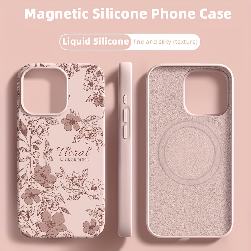 TEMU Cartoon Cute Penguin Magnetic Couple Silicone Phone Case,for Iphone 15 Pro Phone Case Mobile Phone Case 14pro/13 Pro/12pro/12 For Men And Women,