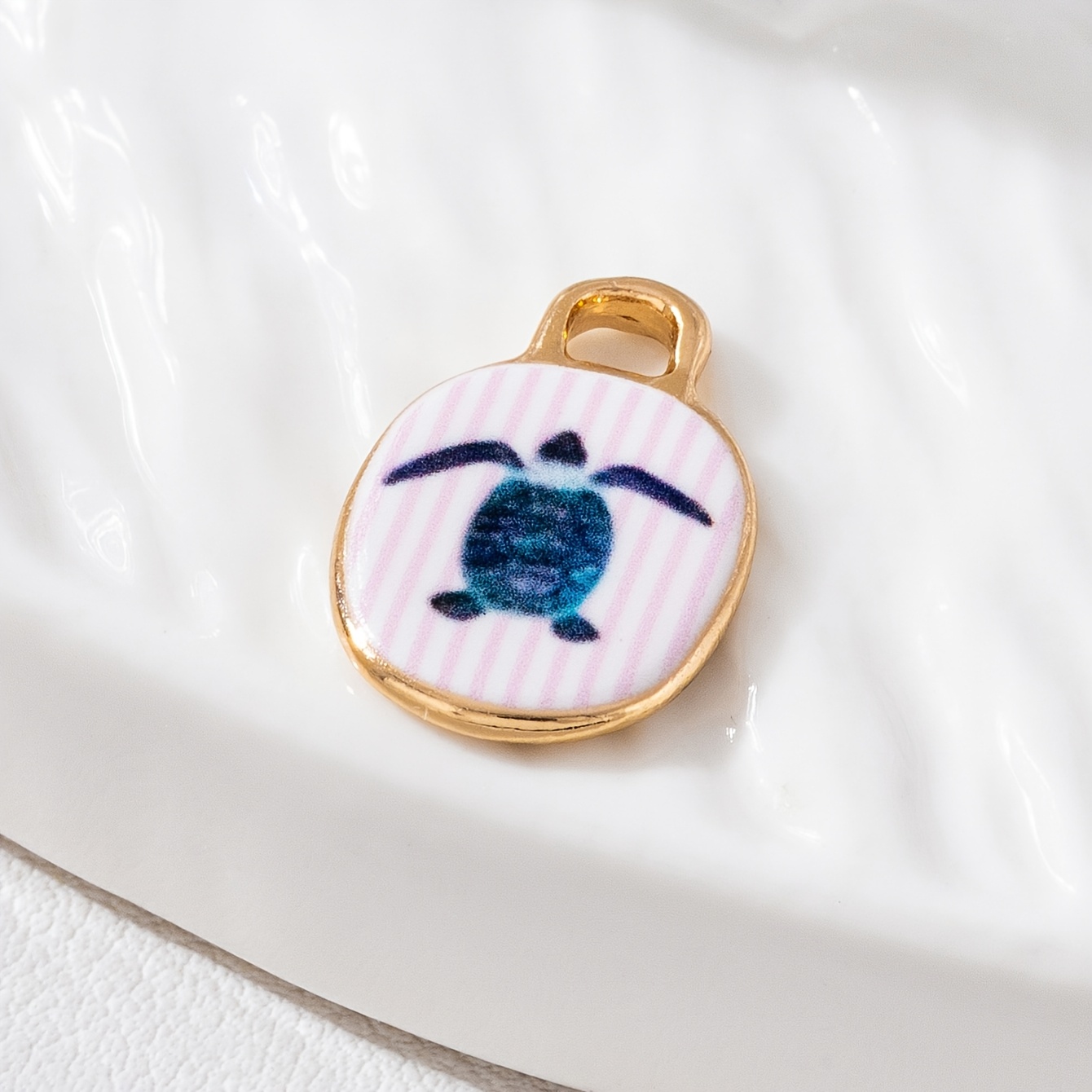 TEMU 1pc Pendentif Style Marin en , Crochet d'Oreille de C, Séparément, Convient pour la Fabrication de Bijoux Faits Main, Peut Être Associé à un