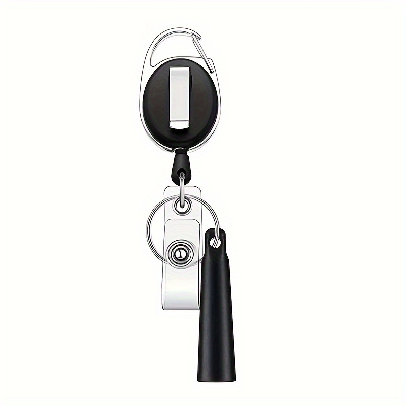 1pc/set Elastic Retractable Pencil Holder Duty Pull Pen Keychain Forwoodwork, Nurses, Teachers, Colleagues, Workers Easily Carry And Find