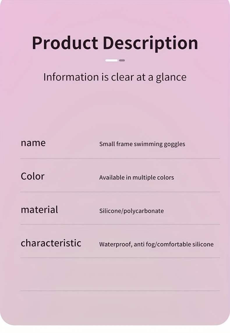 High-Definition Professional Swimming Goggles for Women, Waterproof And Anti-Fog, with a Plated Film, Suitable for Adult Training And Swimming Gear