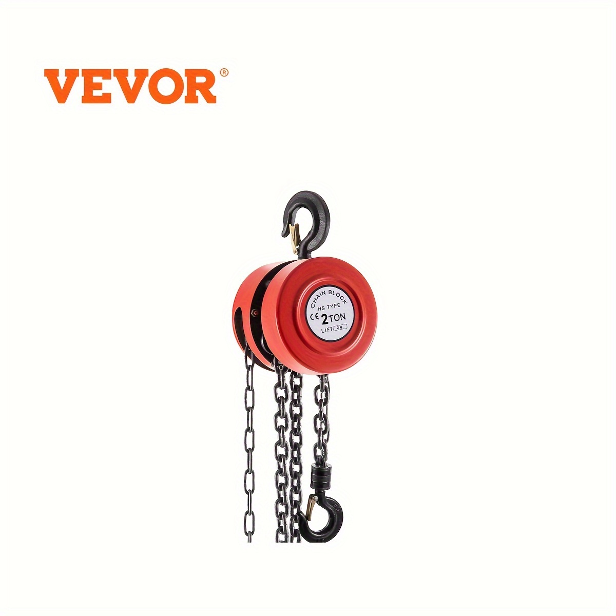 

Vevor , 4400 Lbs/ , 7ft/2m Manual , Manual W/- Steel For In & , Red