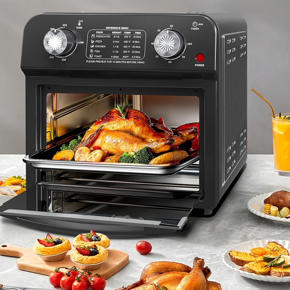 

Air Fryer Oven, Countertop Convection Oven, 4 Toaster, Warm, , , Bake, Air Fry, Oil-free, Countertop (10qt Air Fryer Oven)