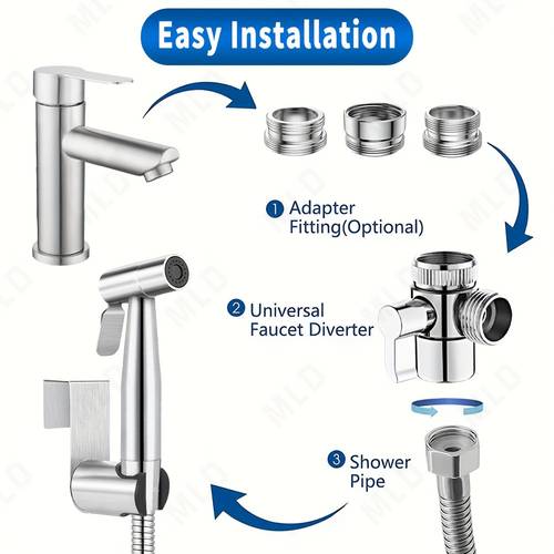 complete bidet handheld sprayer set faucet adapter 59 stainless steel hose and hook bathroom sinks toilets faucet sprayer attachment kitchen faucets for sinks with sprayer christmas halloween and autumn