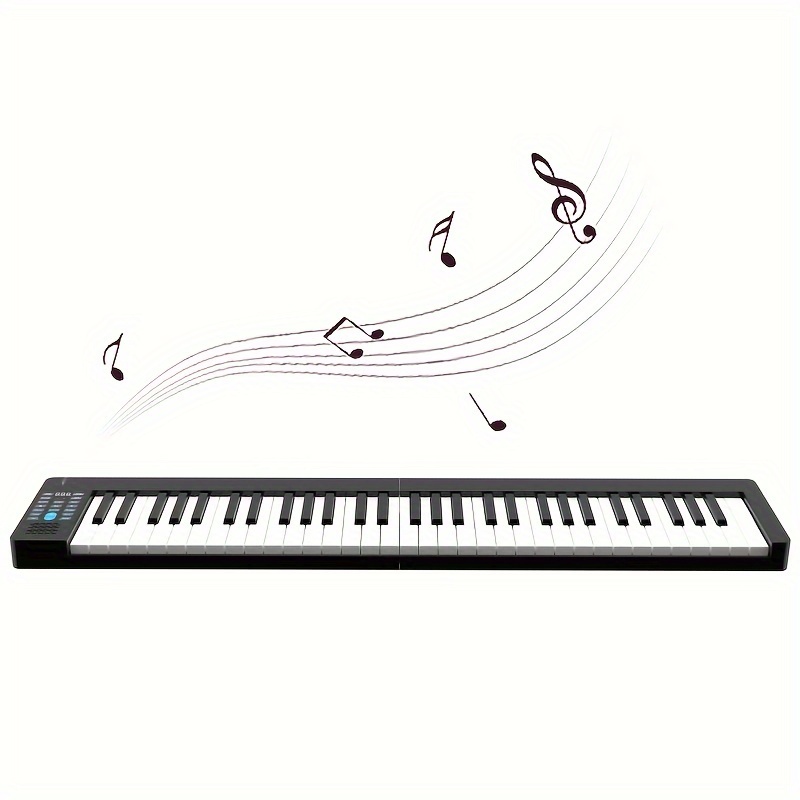 Piano eléctrico plegable de 61 teclasPiano eléctrico plegable de 61 teclas  