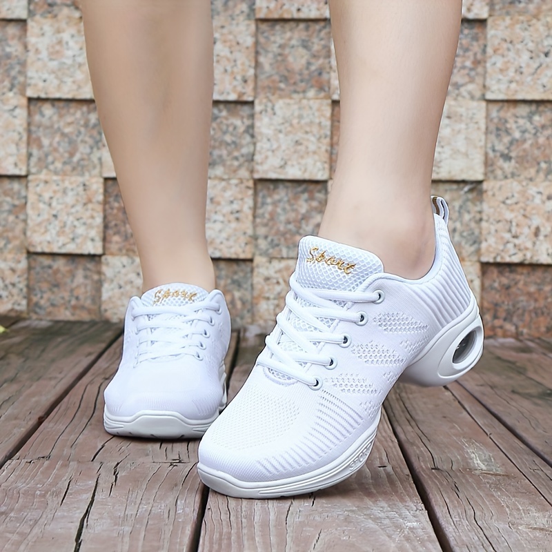 ademende mesh danssneakers voor dames zachte Temu Belgium