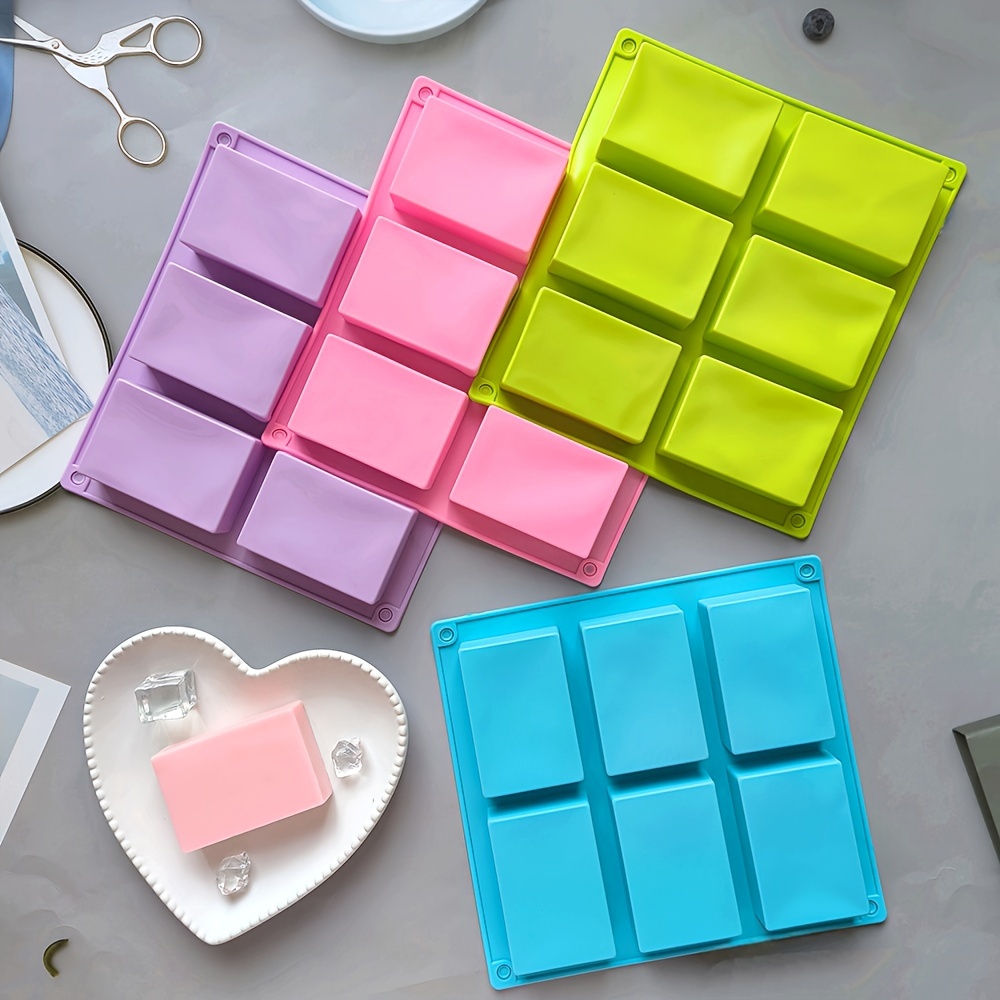 

Silicone Square & Rectangle Cake Molds 3d - Set Of 1/2/3 Pieces, Non-stick Baking Pans For Rice Cakes, Bread, Handmade Soap Crafting - Kitchen Essentials